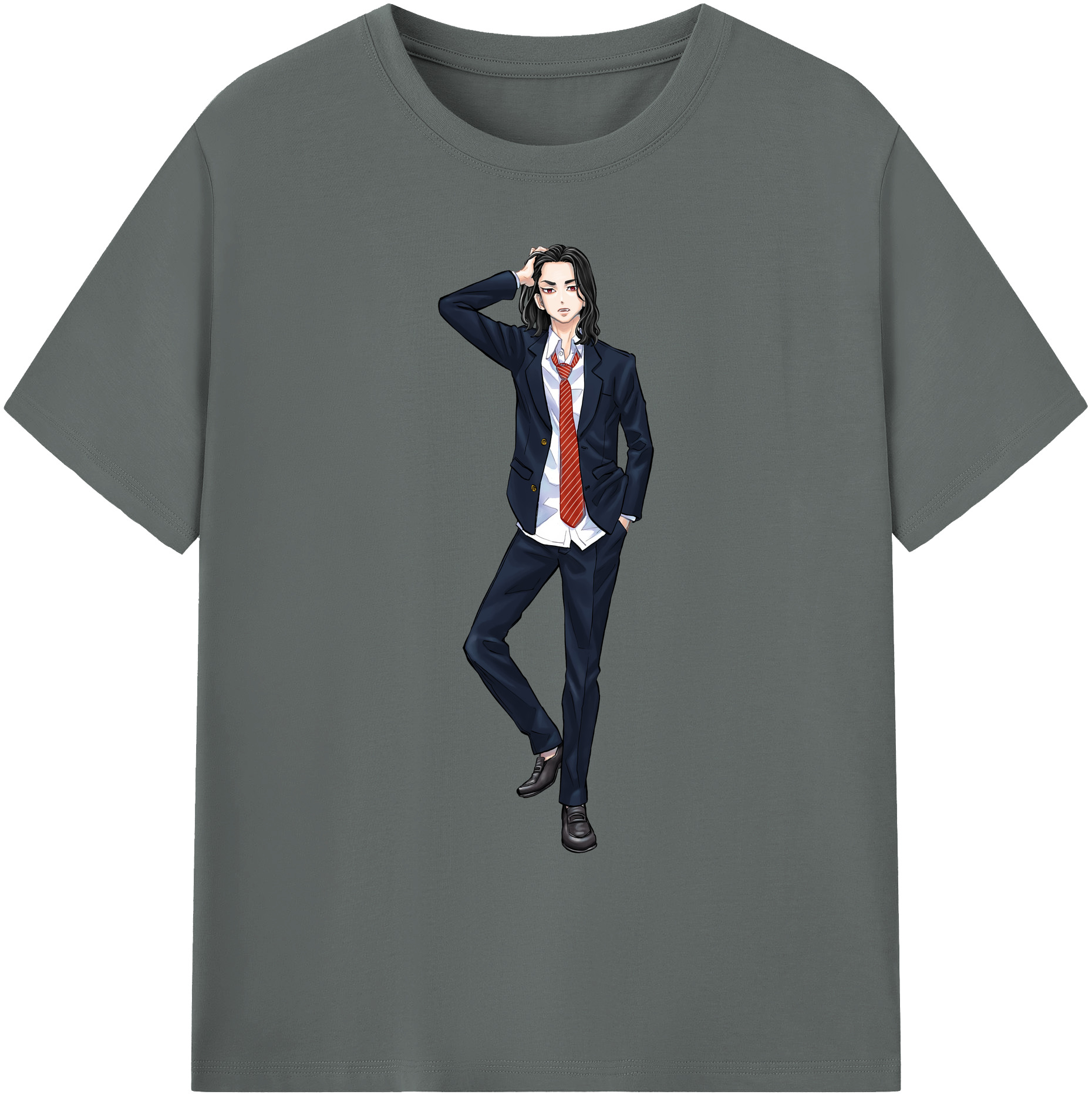 （画像用） 東京リベンジャーズ Tokyo Revengers 綿100％ メンズ半袖Tシャツ｜肌触りやわらか＆通気性